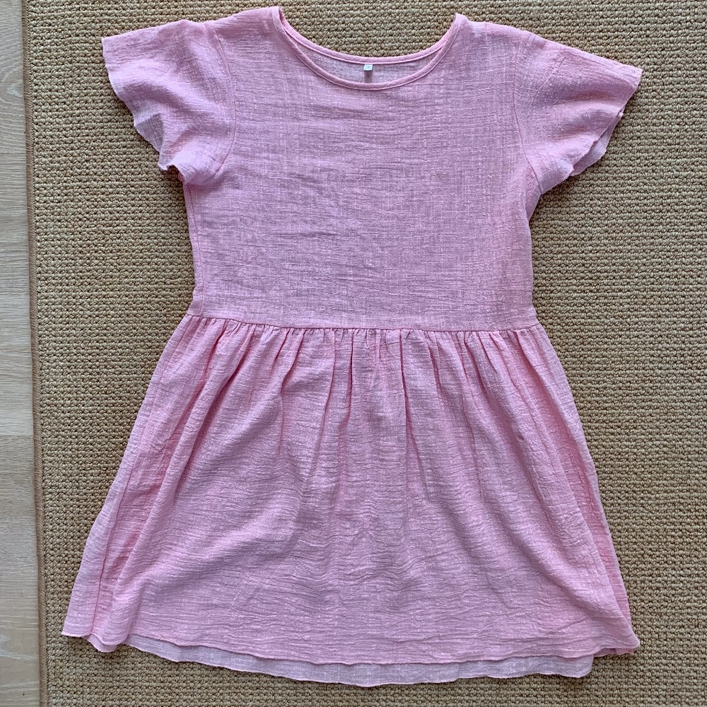 pink babydoll summer dress